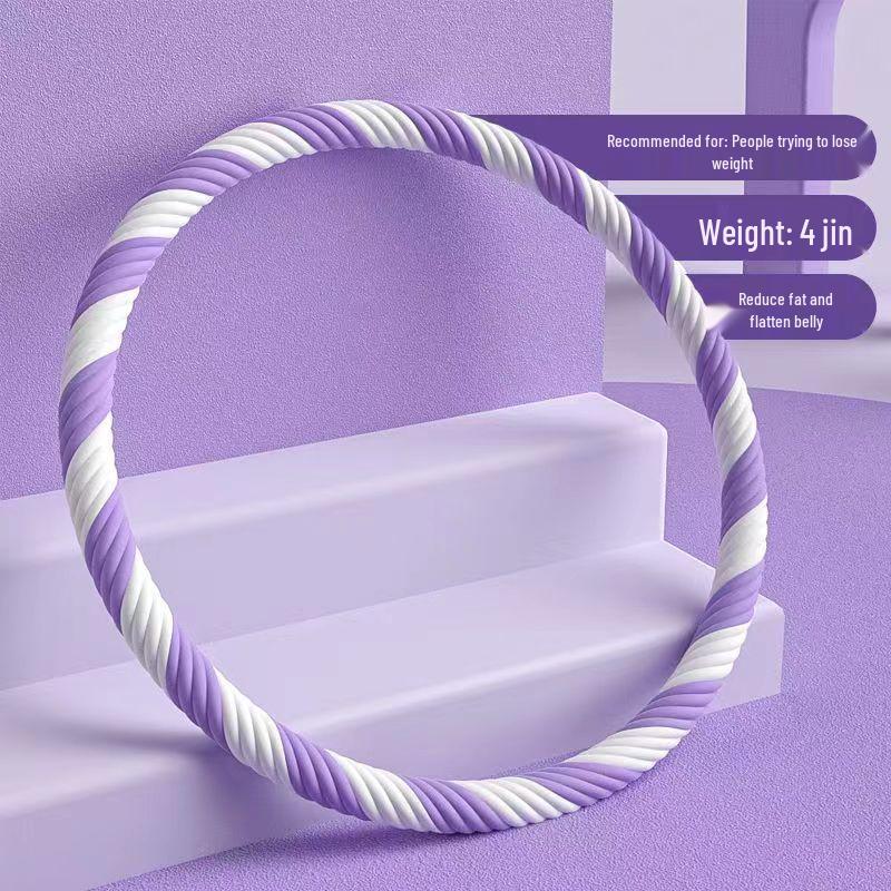 Weighted Soft Hula Hoop for Slim Waist and Abdomen Tightening - Adult Women's Fitness Accessory