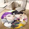 1pc KPop Demon Hunters19 Design Printed Area Round Carpet for Bedroom Living Room Home Decor Rugs Mat Non Slip Mat Rug for Bedside