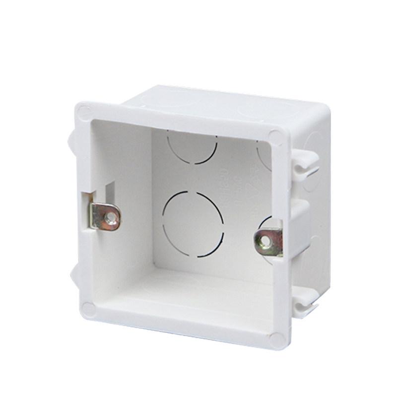 86 Type Flame Retardant PVC Concealed Junction Box - Embedded, 50 Pack, Switch Socket Ready