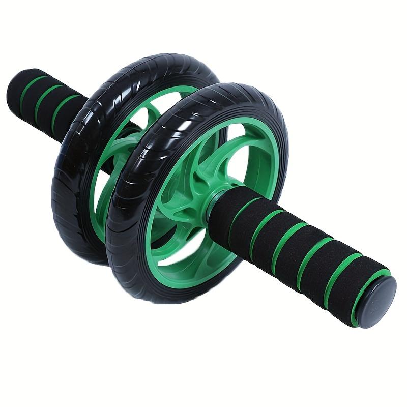 Roue d'Abdominaux Double Roue Roue Abdominale Saine Amincissement Ventre Équipement de Fitness pour Hommes et Femmes Silencieuse Roule Utilisation Pratique