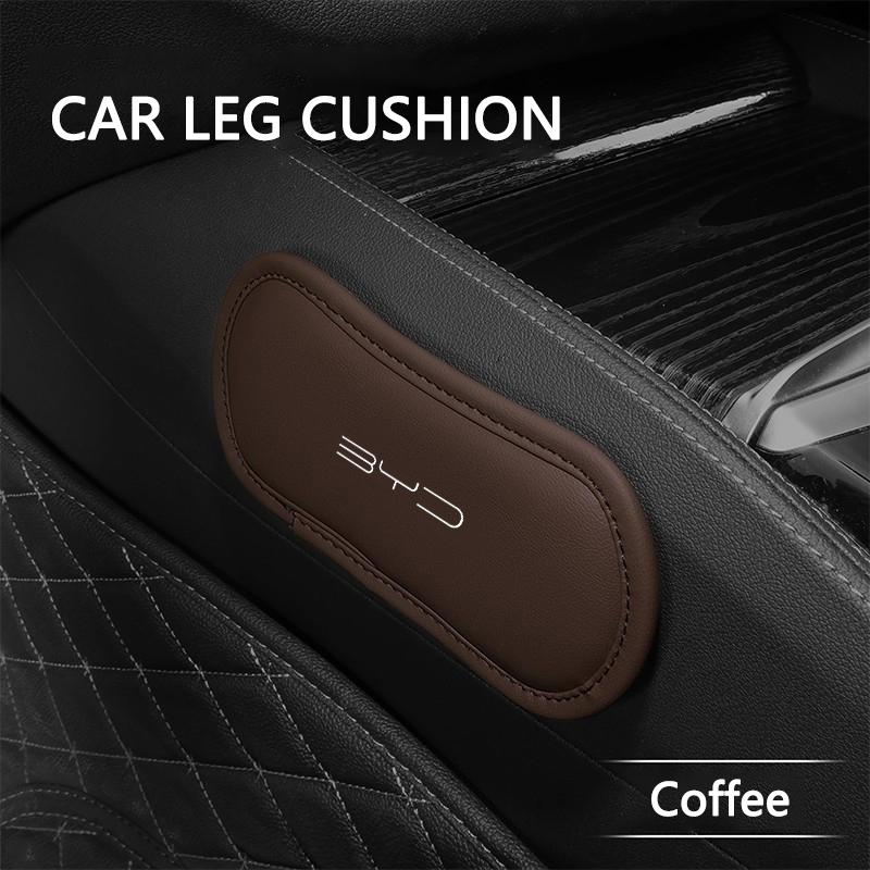 BME1 1Pc Car Interior Leg Knee Rest Pad Leather Support Accessories For BYD Seal u Yuan Up Atto 3 Seagull Han EV Dmi mini Dolphin G3