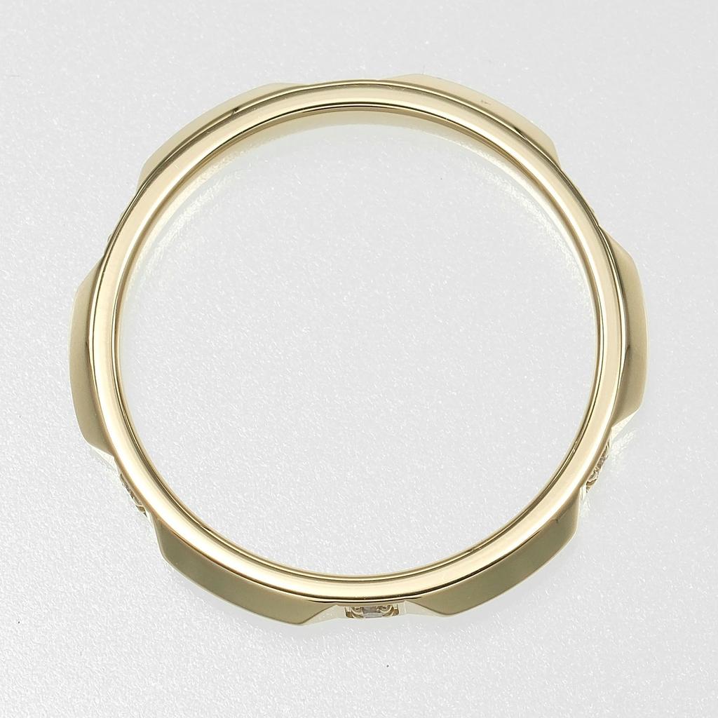 TIFFANY&Co. True Ring K18 Yellow Gold/diamond #8.2(US Size) 3.92g Mens Used