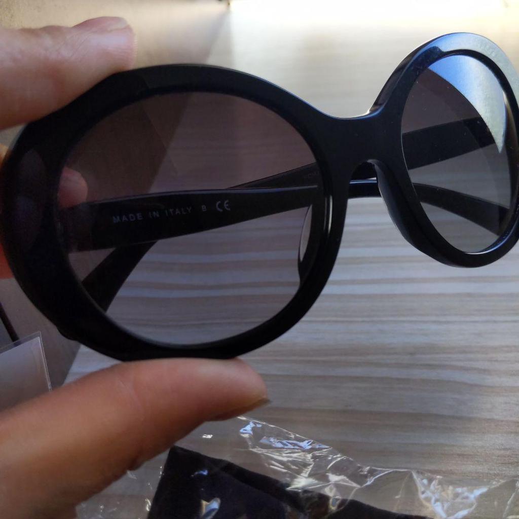 Used CHANEL 5238-A black sunglasses
