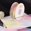 Chiffon Gradient Fishtail Wave Ribbon - 4cm Bow