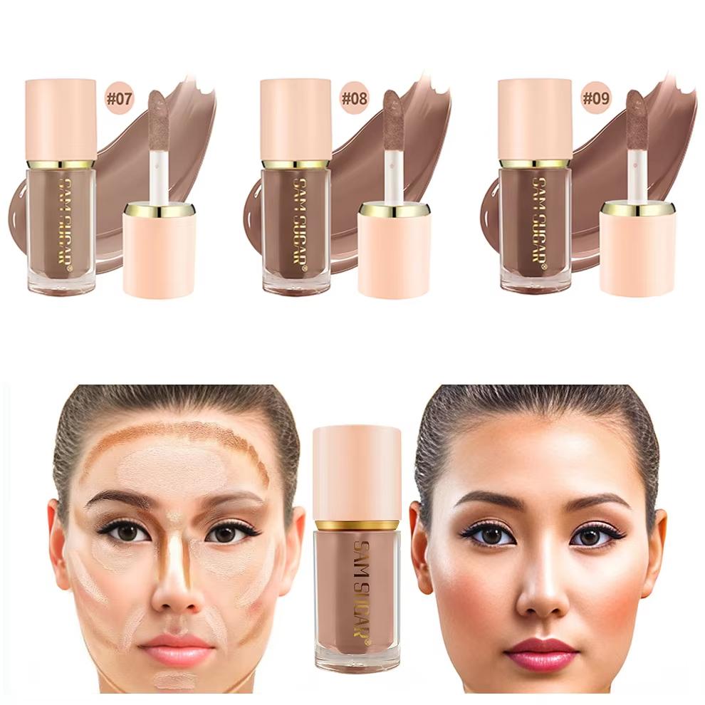 Stick Contour Liquide Bronzers Mats Naturels Highlighters Ombre Waterproof Contouring Mise en Forme Visage en V Illuminateur Fard à Joues Maquillage