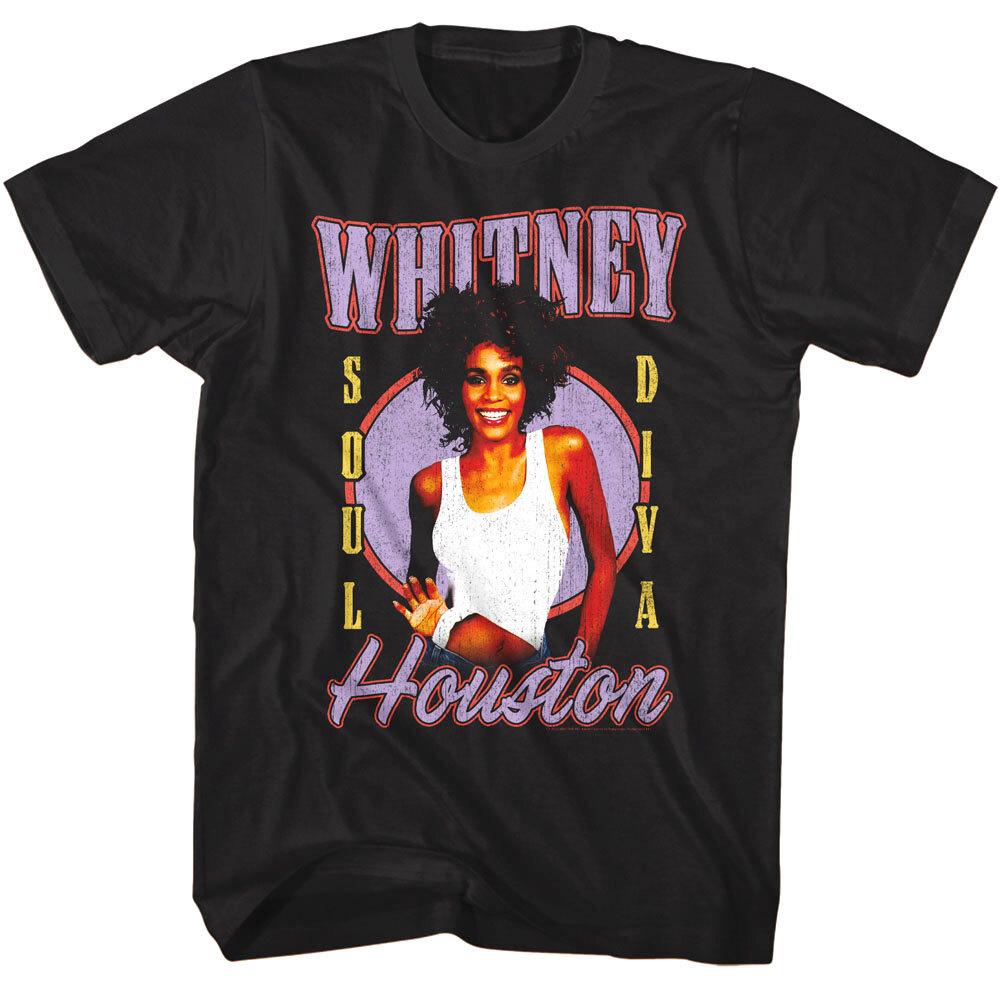 Whitney Houston Soul Diva Men T Shirt S