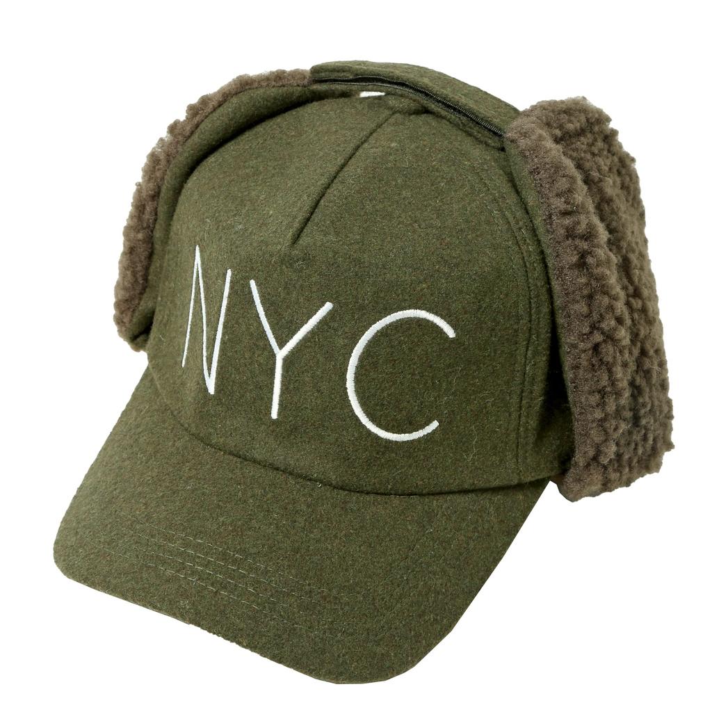 Winter Hat for Men and Ear Flap 21744 M.H.A.style Children, Earmuffs, Cap, Snow, Khaki,