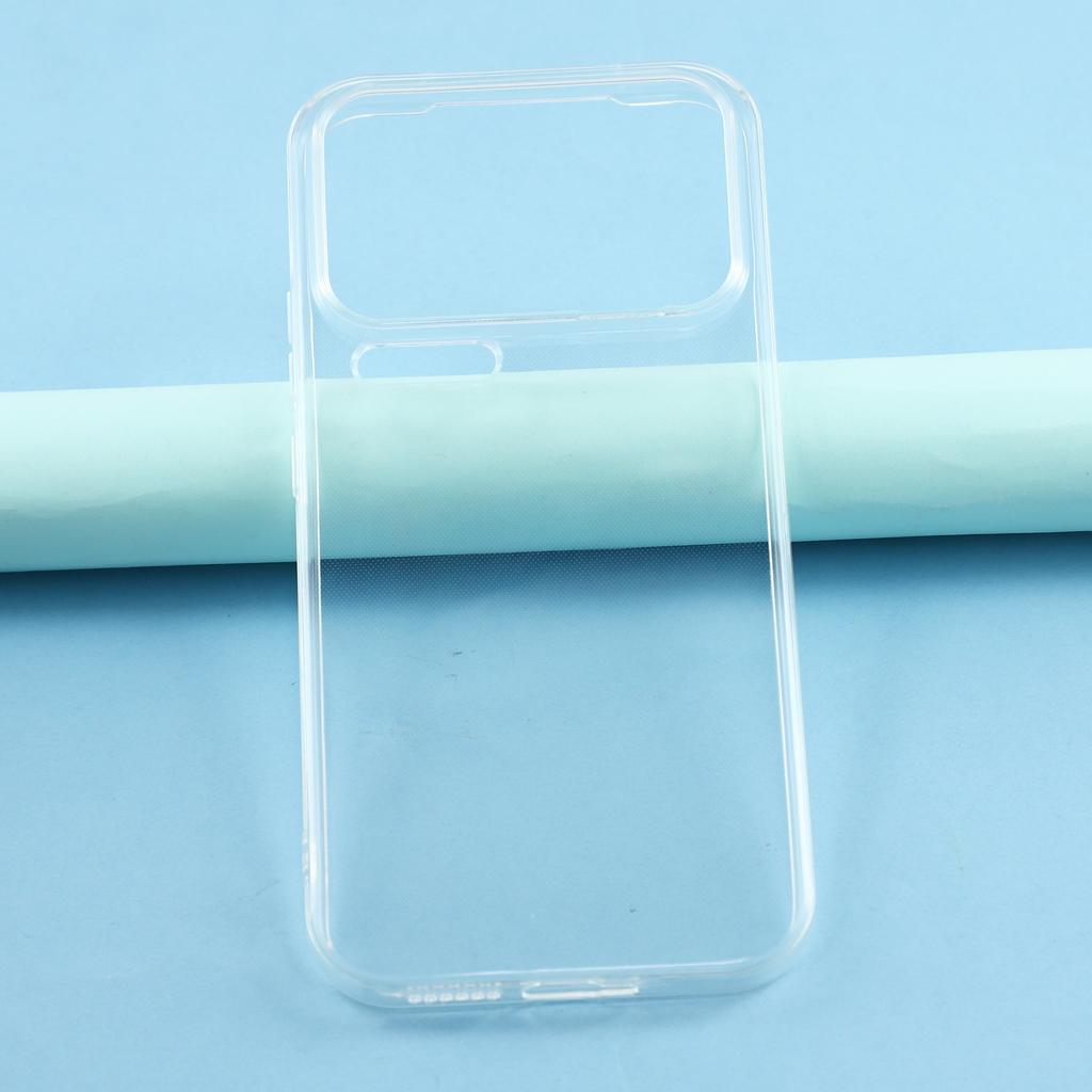 For Xiaomi 17 Pro Case Shockproof 1.5mm Thickness Clear TPU Phone Cover