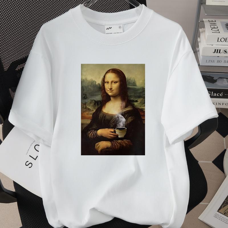 Michelangelo T Shirt Ulzzang Hands Femme Vintage Women Harajuku Tshirt 90s Aesthetic Female Grunge T-shirt Tops