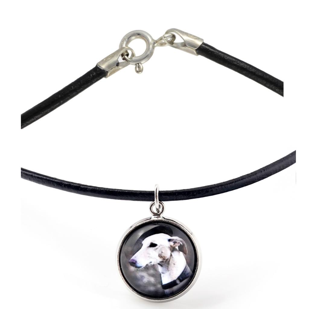 Greyhound, English Greyhound – Necklace in a box, elegant decoration | Art-Dog