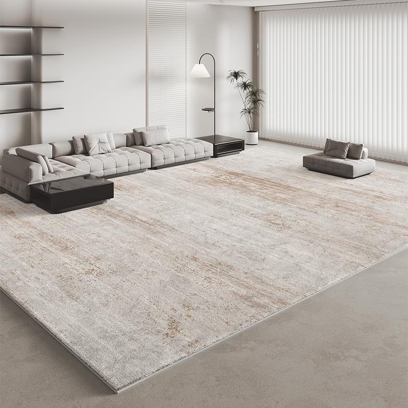 Italian Minimalist Carpets for Living Room Light Luxury Bedroom Decor Plush Carpet Fluffy Soft Grey Area Rug Home Thickened Mat