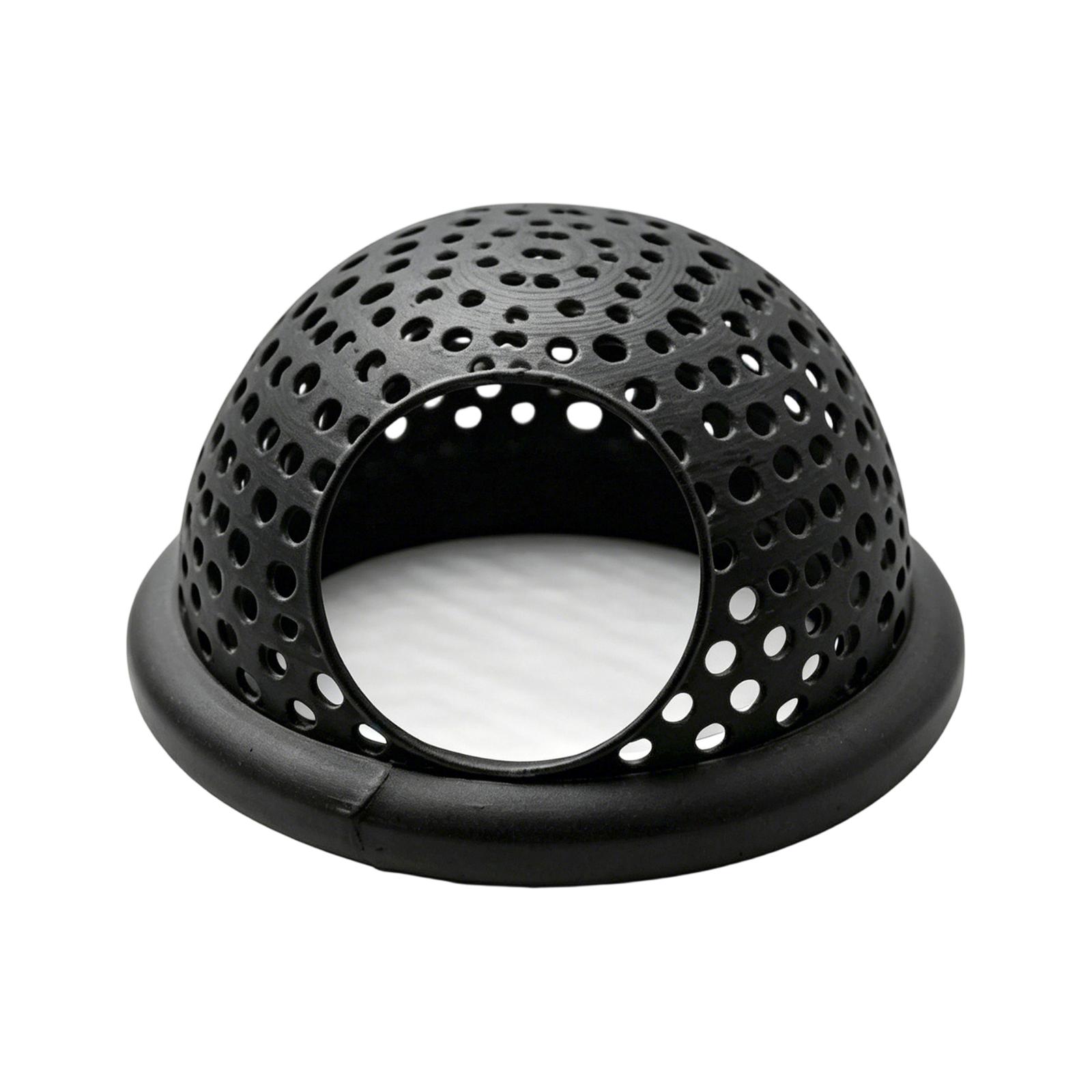 

Floating Fish Feeding Ring and Resting Shelter Dome for Aquarium Fish Tank Provides Contained Feeding Area and Protective Hideout One Size чёрный