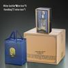 Luxury Dragon Pattern Embossed Glass Baijiu Gift Set - Crystal White Material Wine Bottle
