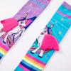 Little Girl Knee High Stockings Cute Cartoon Pony Print Long Stockings Soft Child Fun Legging Warmmer