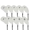 10Pcs Golf Head Cover Color Leather Iron Cover Golf Club Cover with Big Number