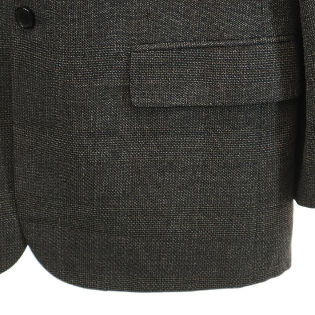 Dior made in Italy Check Pattern tailored jacket 50 gray Men's Used