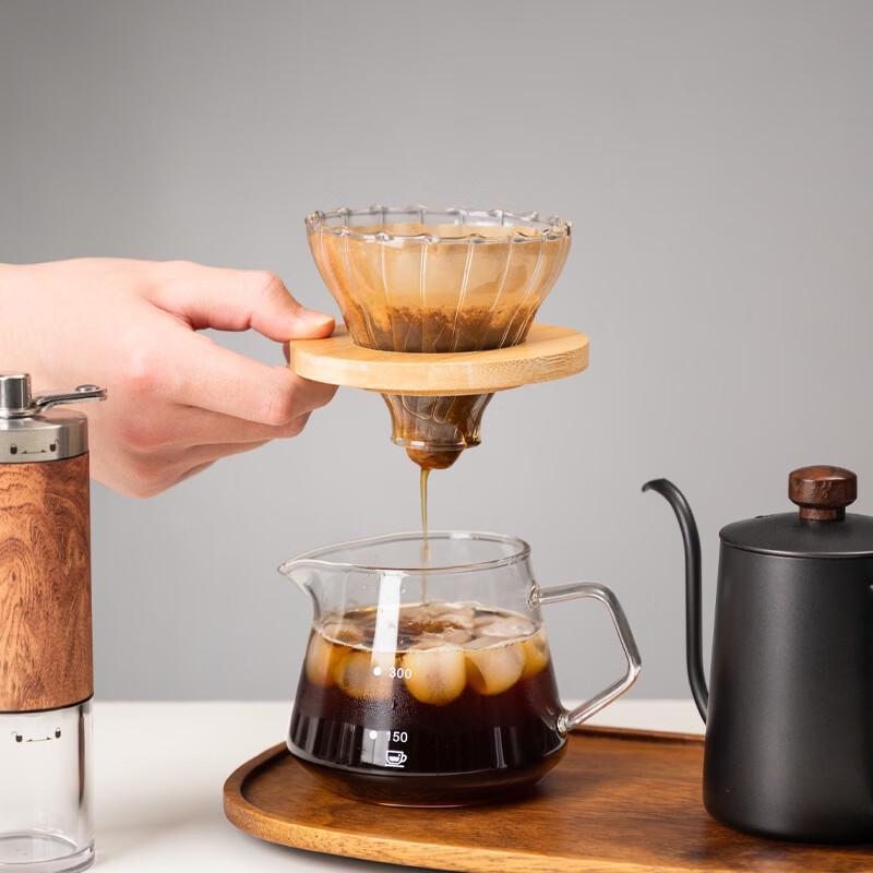 Shangqi Borosilicate Glass Coffee Filter Pot Set