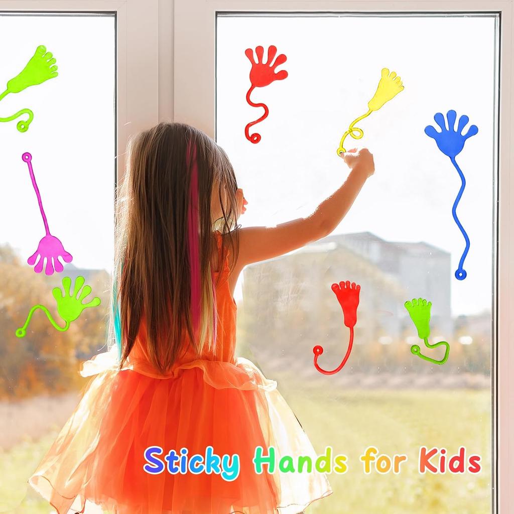 5-20 Stück Kinder Lustige Glitzer Klebrige Hände Spielzeug Fuß Elastisch Klebrig Knetbar Klatsch Fuß Spielzeug Kinder Neuheit Geschenk Party Mitgebsel Zubehör