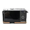 Aluminum Metal Genuine Leather Camera Half Body Case For Olympus PEN E-P7 EP7 Battery Opening Bottom Cover