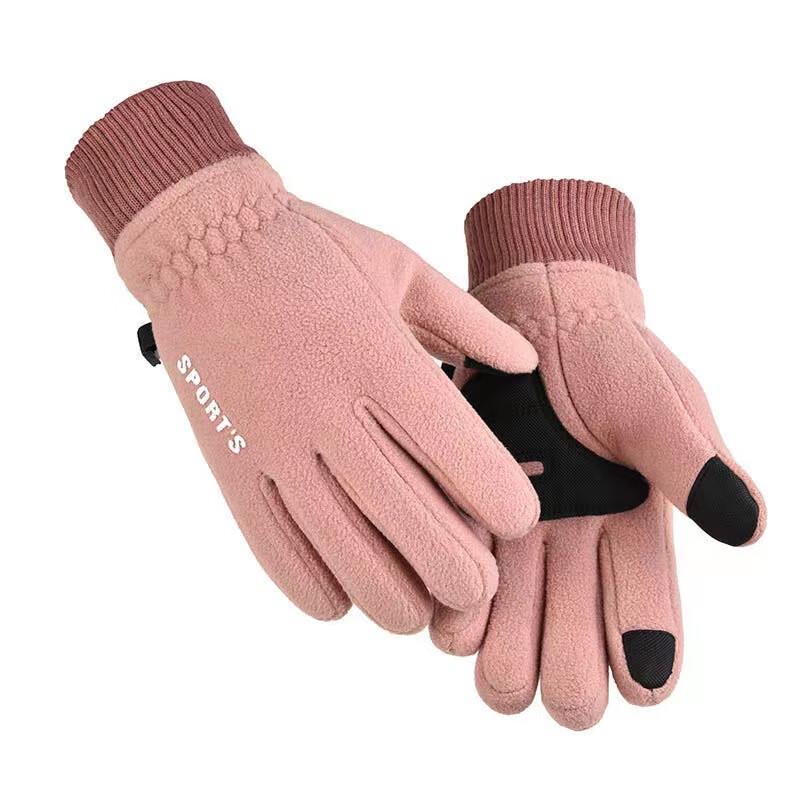 

Tingbai Winter Warm Touchscreen Fleece Gloves