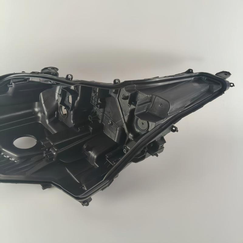Compatible Headlight Shell for Lexus RX 2020-2021: Black Base Plastic Front and Rear Housing