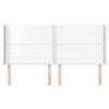 VidaXL Headboard with Ears White 163x16x118-128 Cm Faux Leather3119537