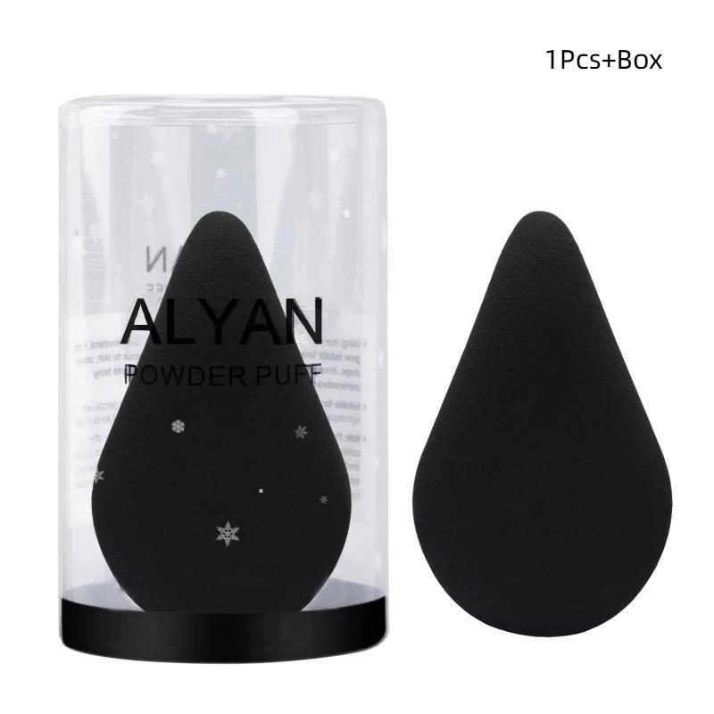 Éponges de Maquillage Détaillées Blenders Visage Pour Poudre Crème Fond de Teint Outils Cosmétiques Formés Contour Cache-Cernes Illuminant