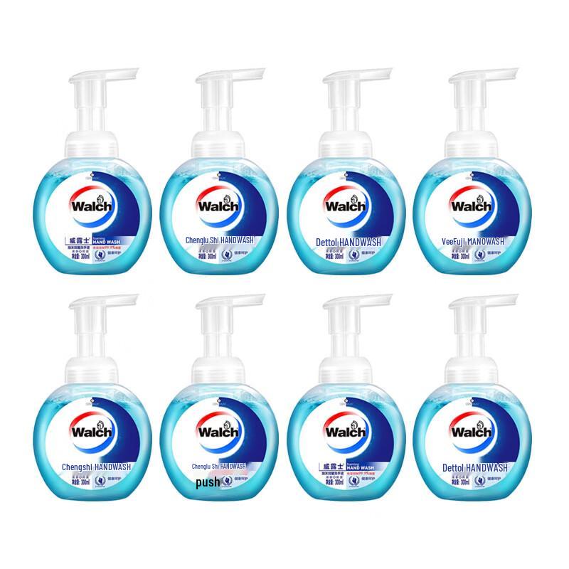 Walch Antibacterial Fresh Scent Foaming Hand Soap (8 x 300ml)