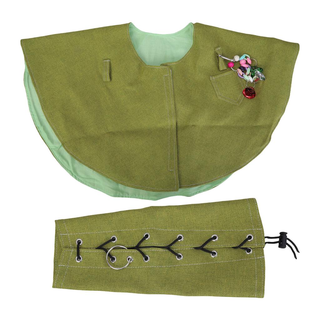 Parrot Antiscratch Shoulder Protector Arm Guard Set for Multifunctional Diaper Shawl with Adjustable Size for Bird Fun