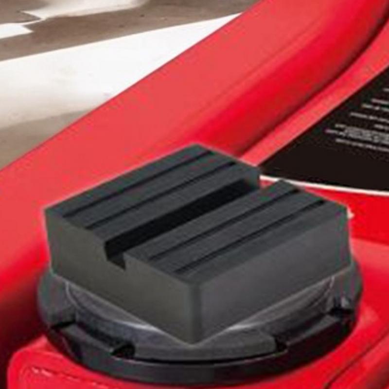 Jack Pads Jack Rubber Pad Anti-Slip Rail Adapter Heavy Duty Support Block Rubber Anti-Slip Repair Tool For Beam Car & Floor