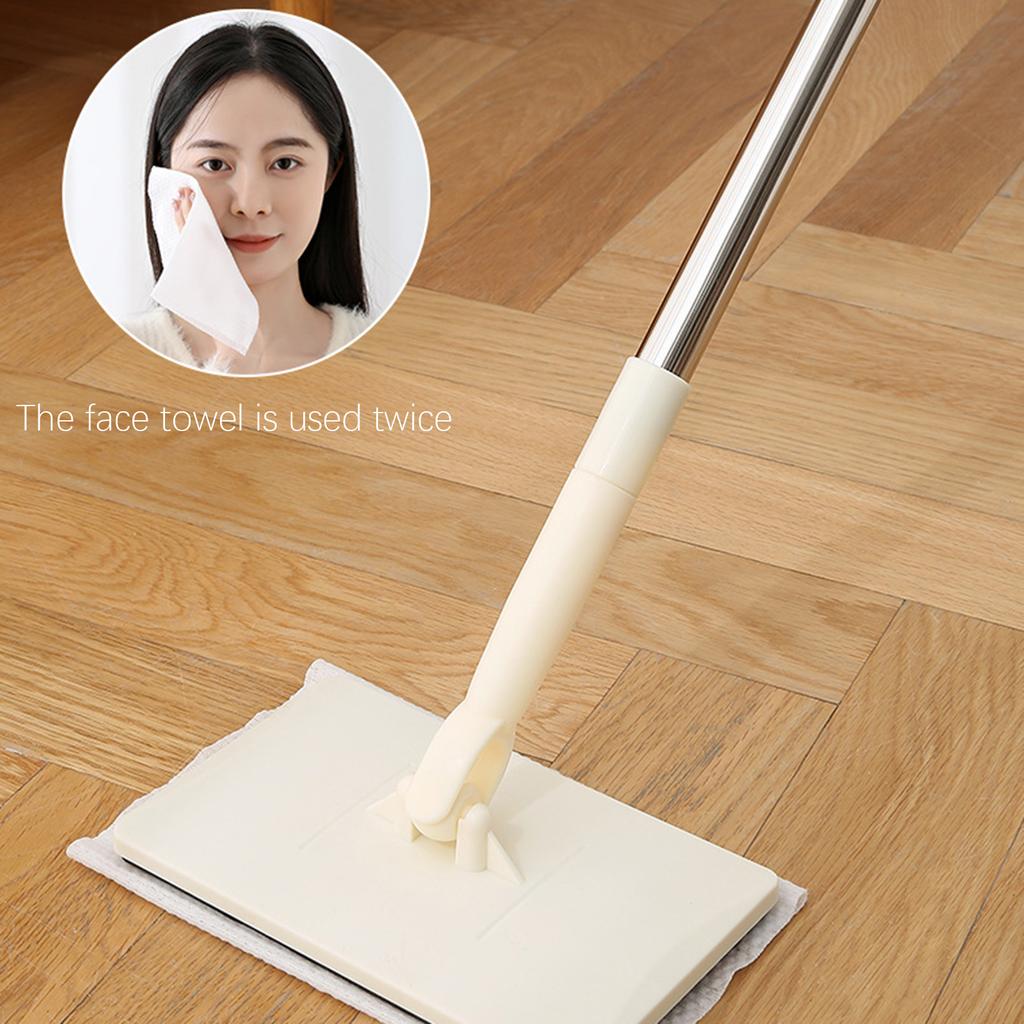 Rychlé Výměna Hadříku Mini Mop s Dlouhou Rukojetí Úsporný Čisticí Mop pro Domácí Kuchyňské Použití
