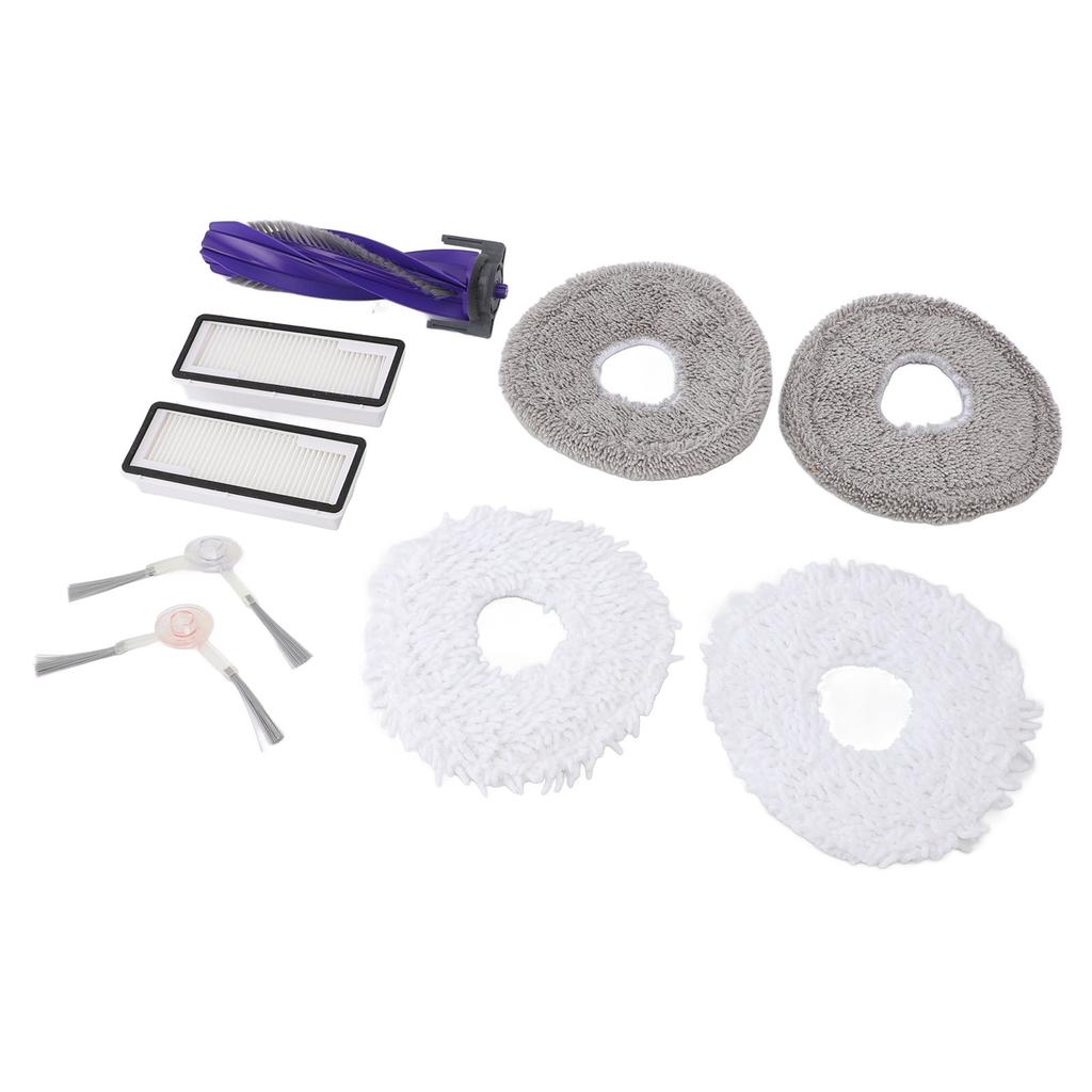 Robot Vacuum Cleaner Replacement Kit 1 Main Brush 2 Side Brush 2 Filter 4 Mop Pad Replacement