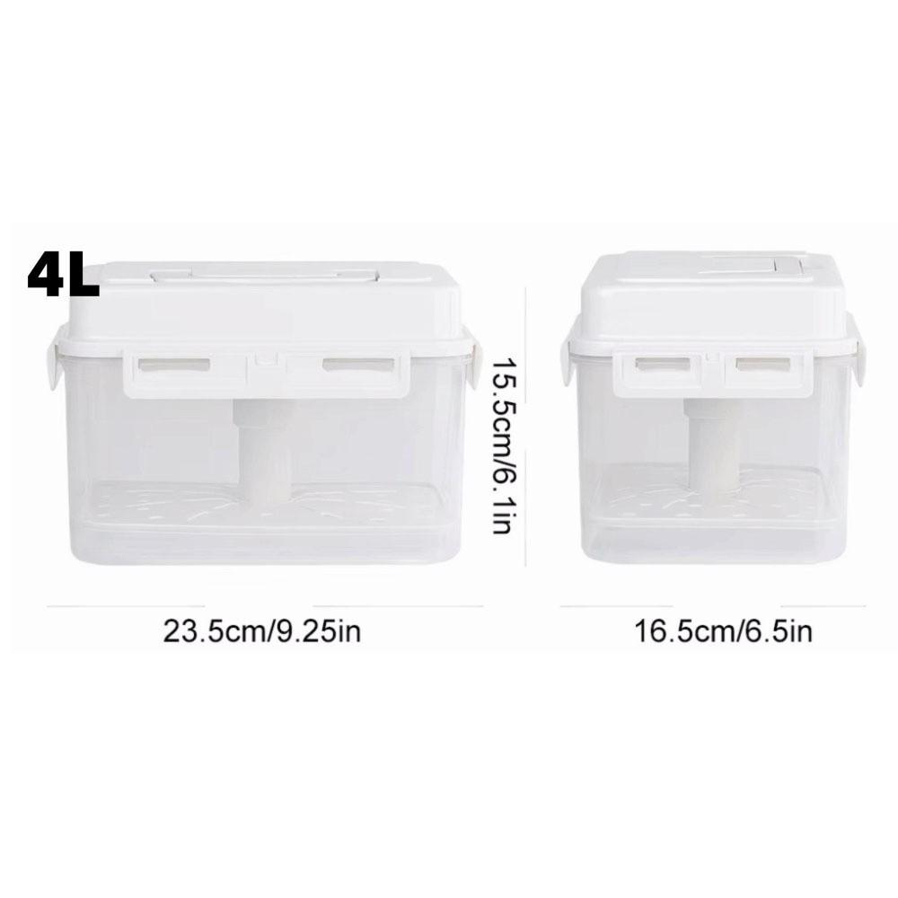 Sealed Lid Pickle Fermentation Container Plastic Pickled Vegetable Jar Kimchi Making