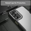 For Samsung Galaxy A16 5G/A16 4G Case Carbon Fiber Scratch-Resistant TPU+PC Phone Cover