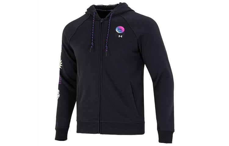 Under Armour Elevated Jackets Men s Black Hooded Moderate Other 1373839-001 L