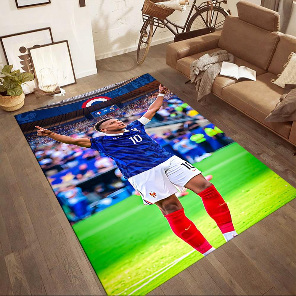 Mbappe 40 Carpet Suitable for Bedrooms Entryway Dining Room Playrooms Anti-slip Rug Office home decor Gift for Festivals