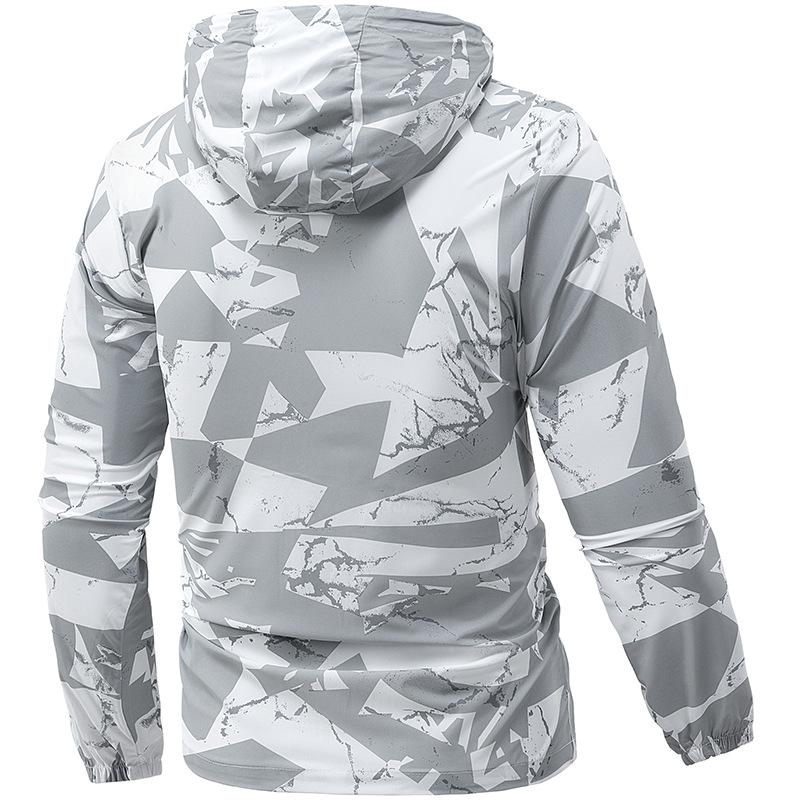 Summer New Sunscreen Clothes Men's Skin Clothes Breathable Hooded Jacket