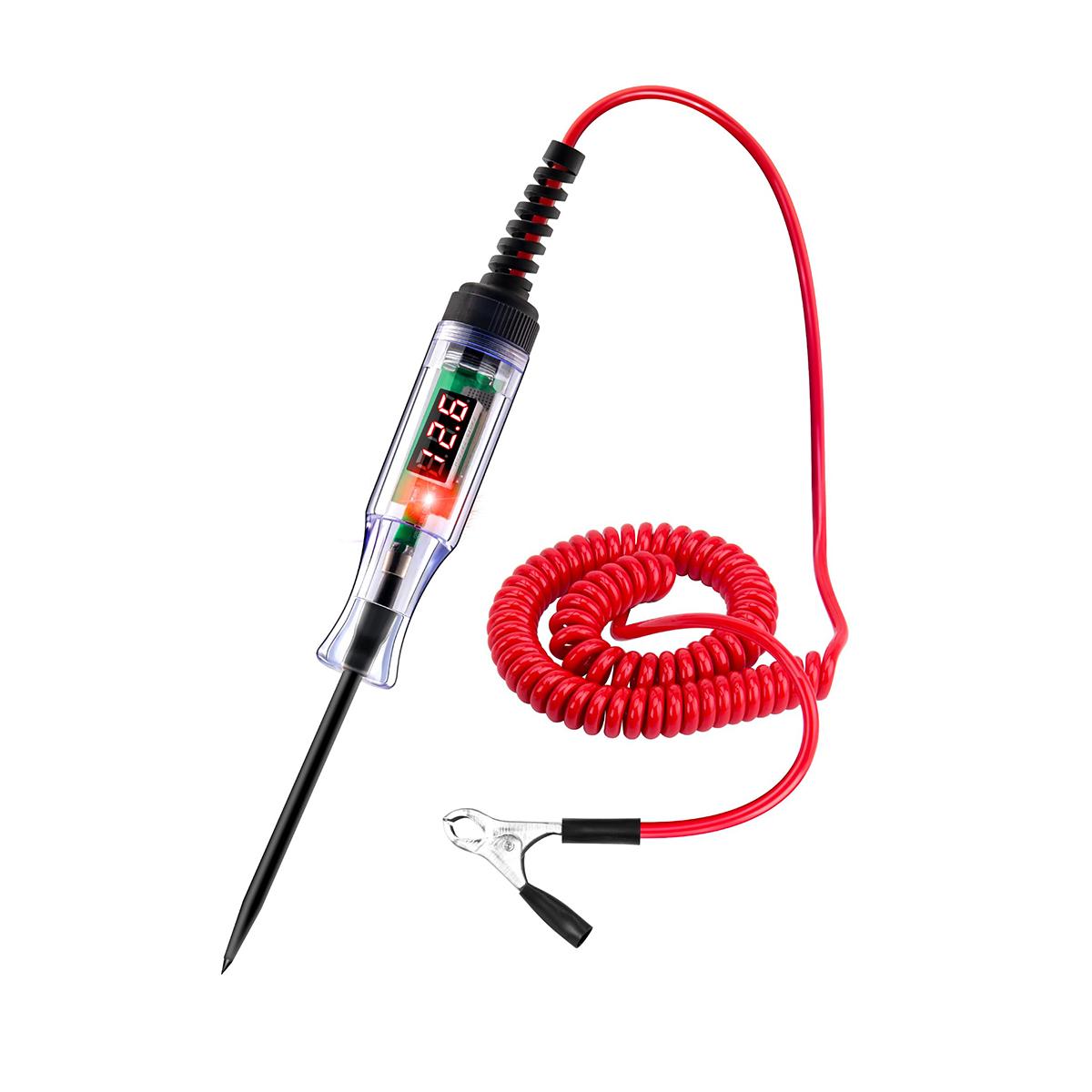 

Car Truck Voltage Circuit Tester Diagnosis Inspection Tool Diagnostic Automotive Device Tools Examination Auto Scanner Repair червоний