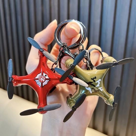 Drone Style Keychain Pendant Cartoon Design Mini Versatile Hanger Backpack Keychain Kids Schoolbag Accessories