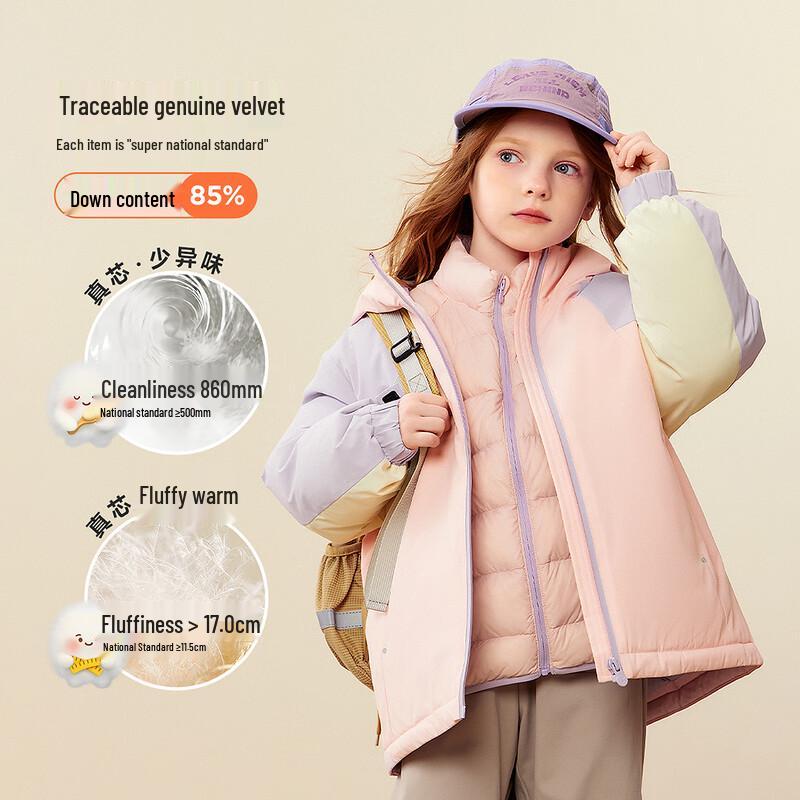 Minibala Children's 3-in-1 Thickened Down Jacket