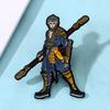Creative Mythological Figure Sun Wukong Brooch Backpack Clothing Accessories Badge