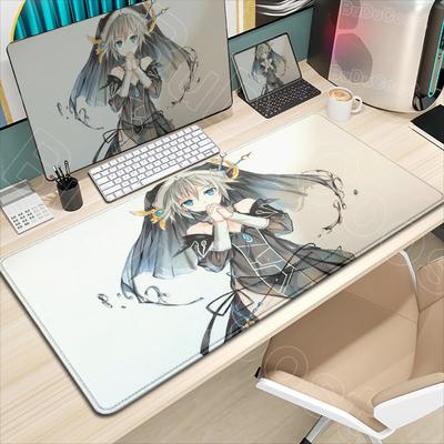 HD Cute Girl Large Mousepad Anime Date A Live Mouse Pad Laptop Gaming Accessories Keyboard Desktop Tokisaki Kurumi Toka Yatogami