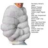 Women's Jacket Elegant Solid Color Faux Soft Fashionable Fur Comfortable Casual