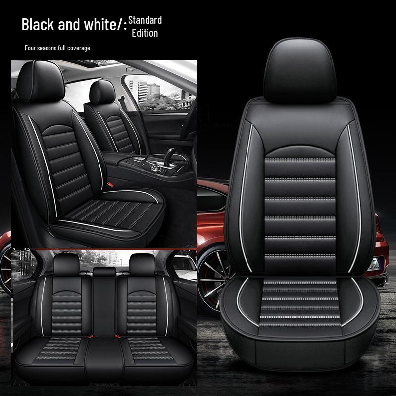All-Season Leather Car Seat Cushion for Five-Seat Pickup Trucks