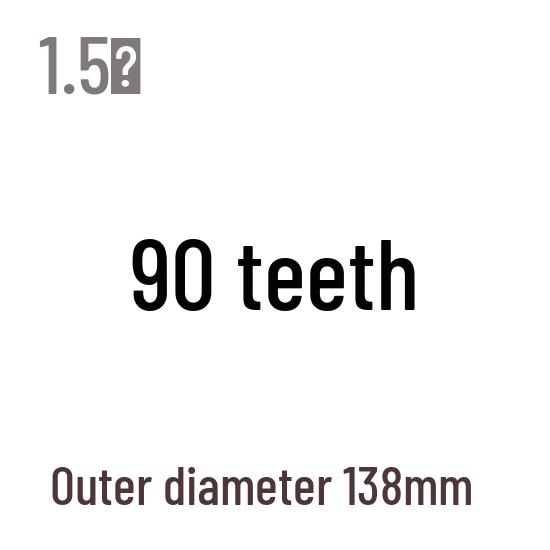 1,5M Modul Stirnrad, 13-120 Zähne, Stahl Zahnstange, 45 Stahl, Wärmebehandelt