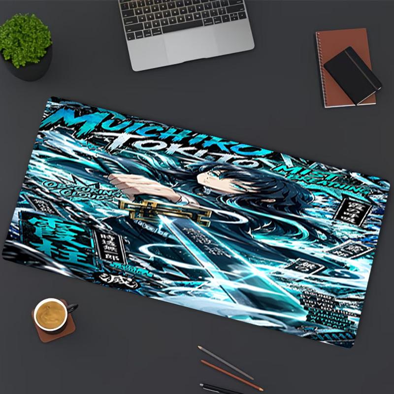 Demon Slayer Print Mouse Pad, for Keyboard Pad Laptop PC Mat for Office Home Use, Desk Decor, Perfect Birthday Gift for Gamers