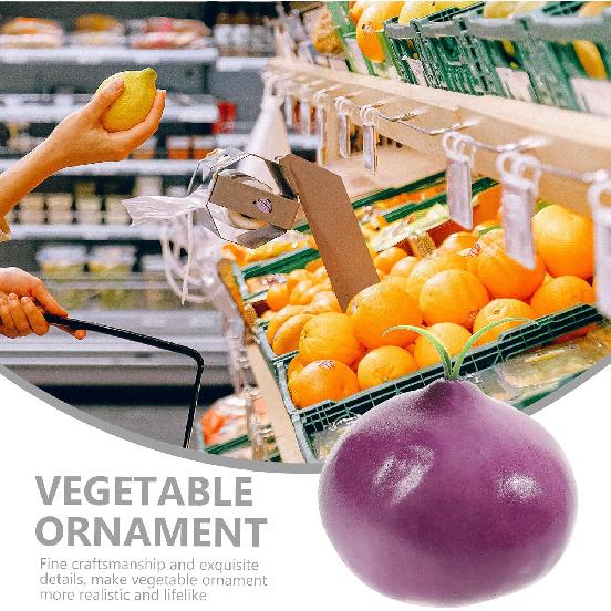 8pcs Artificial Onion Model Lifelike Fake Onion SimulationVegetable Ornament forDisplay Decoration Photography Props