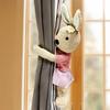Daisy Curtain Bunny Tiebacks With Magnetic Clasp For Home Window Tool Decor