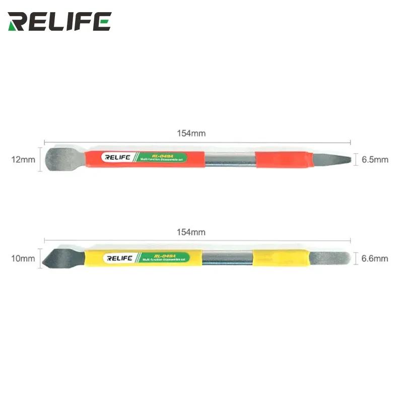 RELIFE RL-049A Double-headed Multi-function Prying Knife for Iphone Android Remove The Glass Back Cover Tin Scraping Knife Tools