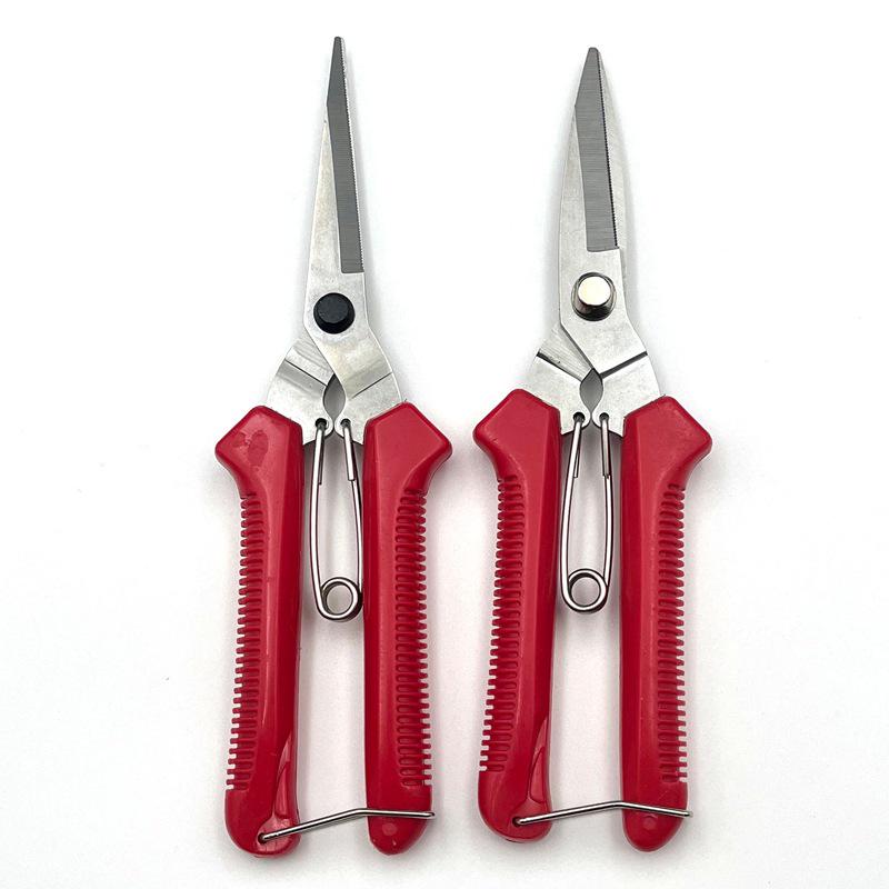 Multi-Functional Garden Pruning Shears for Fruit, Vegetable, and Tree Branches with Pointed Tip